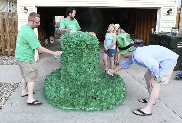 St. Patrick's Day Parade Preparation